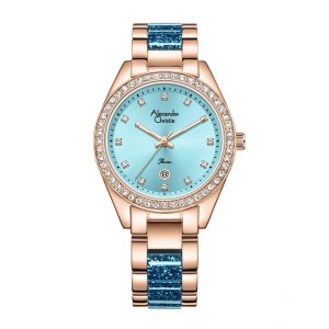 Alexandre Christie AC 2B14 Rosegold Blue LDBRGLBDG